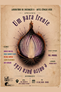 Cartaz do Espetáculo Um para frente e outro para trás
